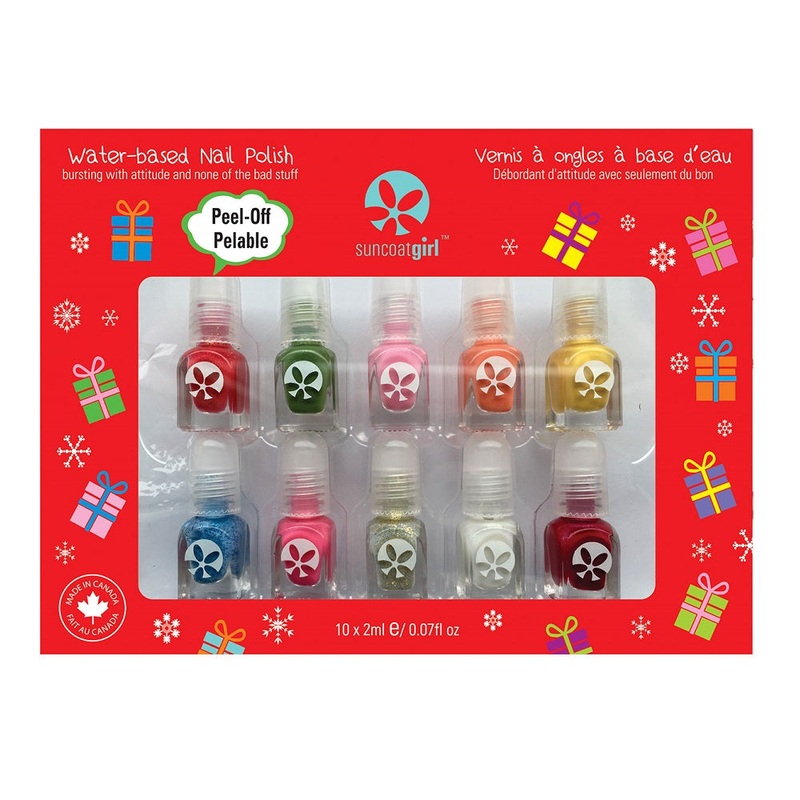 SuncoatGirl Water-Based Nail Polish Set (Merry Mini Mani)