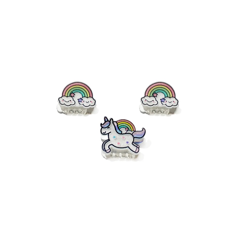 Great Pretenders Unicorn Rainbow Mini Hairclips
