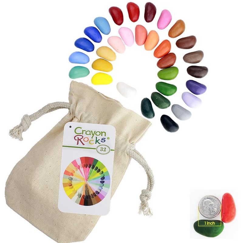 Crayon Rocks 32 Colors in Muslin Bag