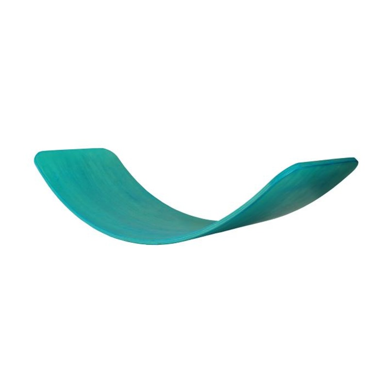das.Brett Wooden Waldorf Curvy Rocker Board, Mint – Lacquered