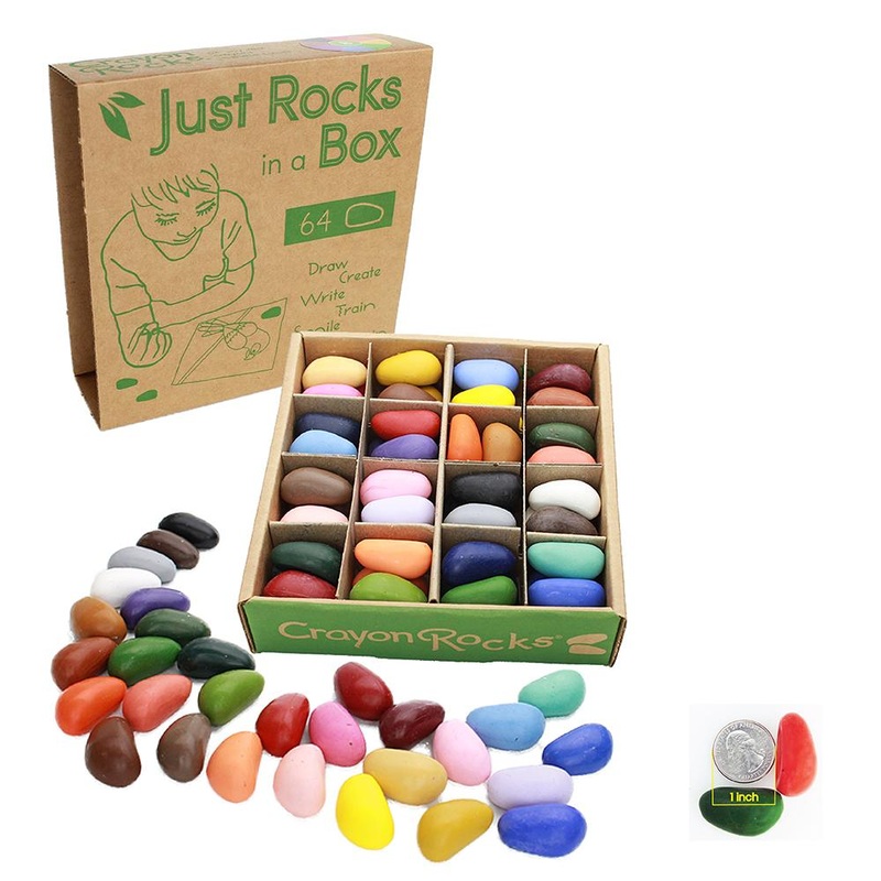 Crayon Rocks Rocks in a Box 32 Colors / 64 Crayons