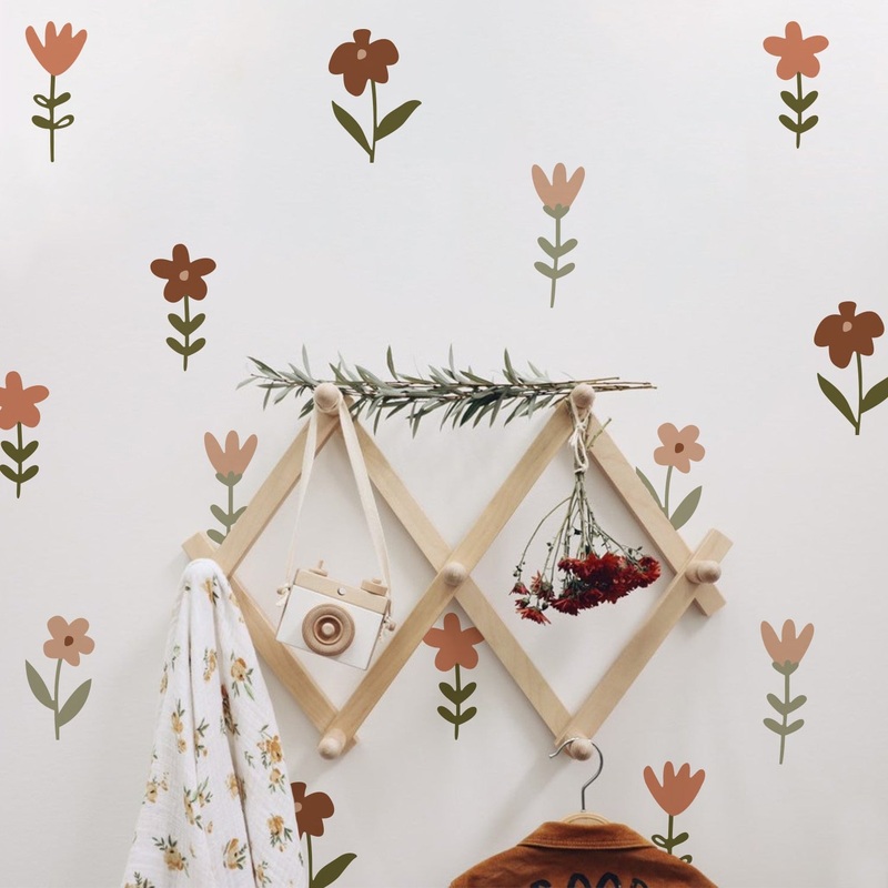 Posy Watercolour Wall Stickers