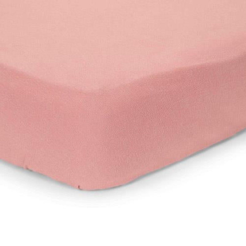Eenpersoons hoeslaken – Roze – Essentials