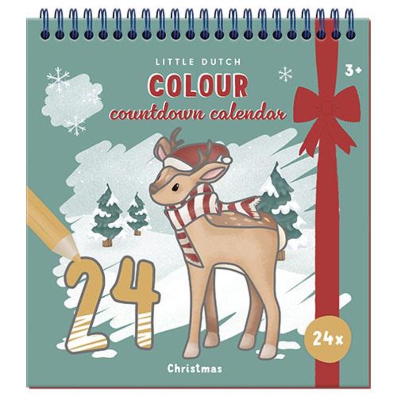 Kleurboek Advent kalender – Meerkleurig
