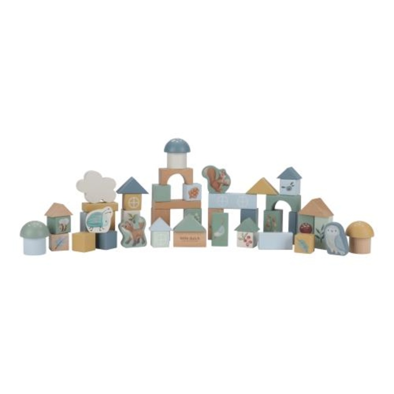 Bouwblokken – Blauw – Forest Friends