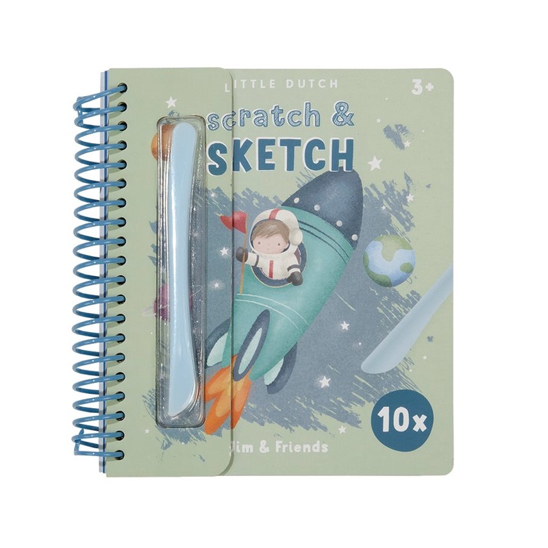 Kras- en schetsboek Jim & Friends
