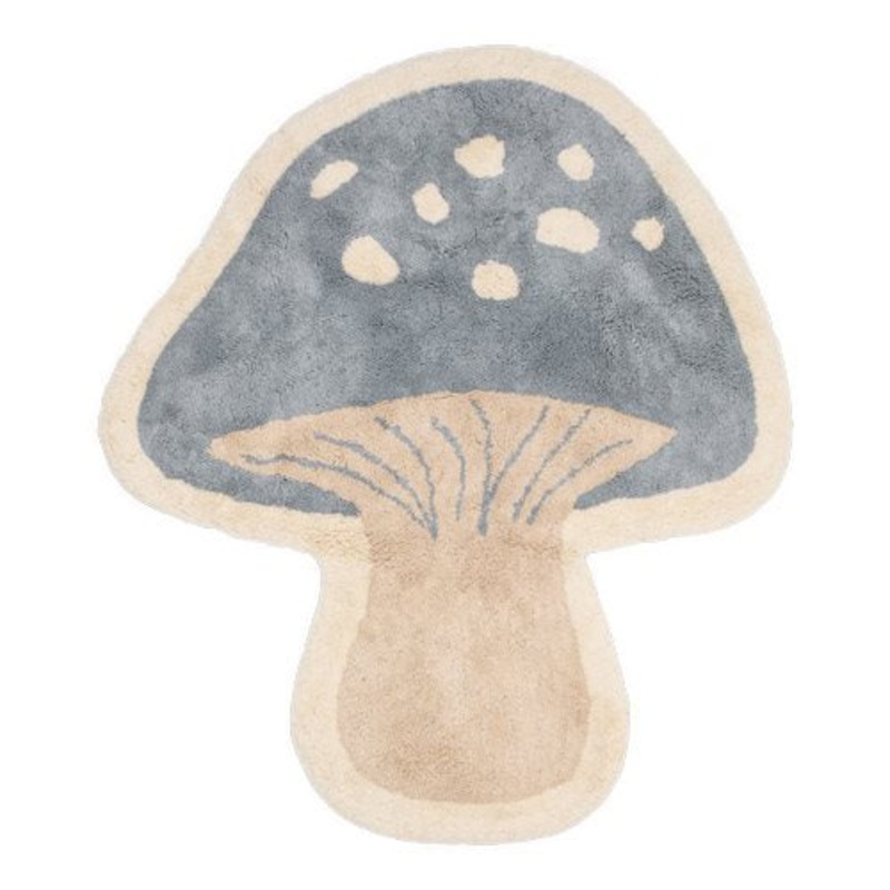 Vloerkleed paddenstoel – Blauw – Forest Friends