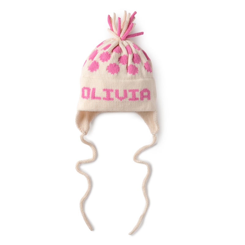 Ear Flap Hat with Name, Dot (online only)