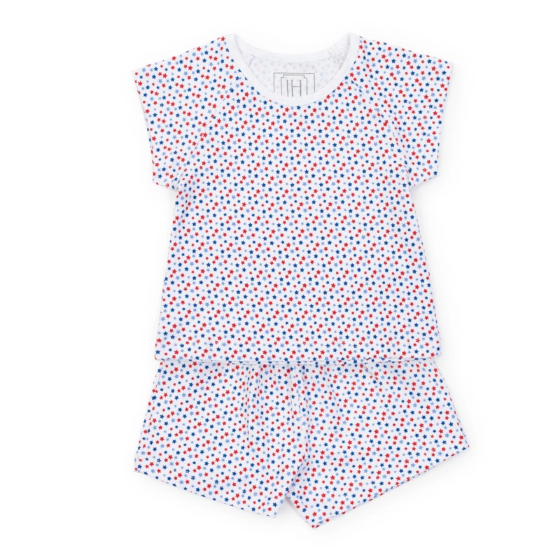 Emery Girl’s Short Set Star Spangled