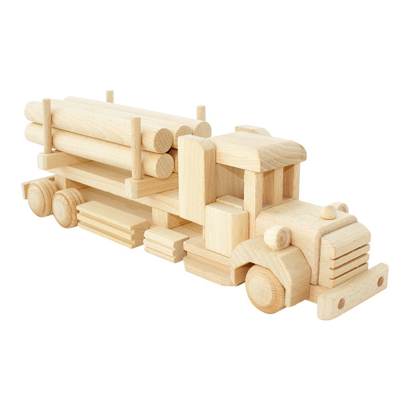 Wooden Truck With Logs – Dallas