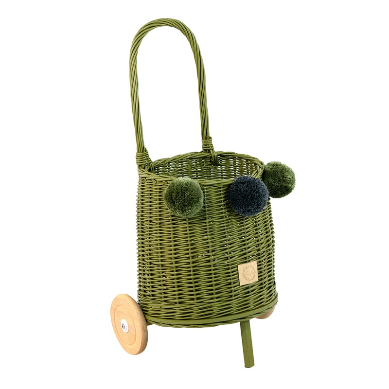 Wicker Market Buggy – Khaki