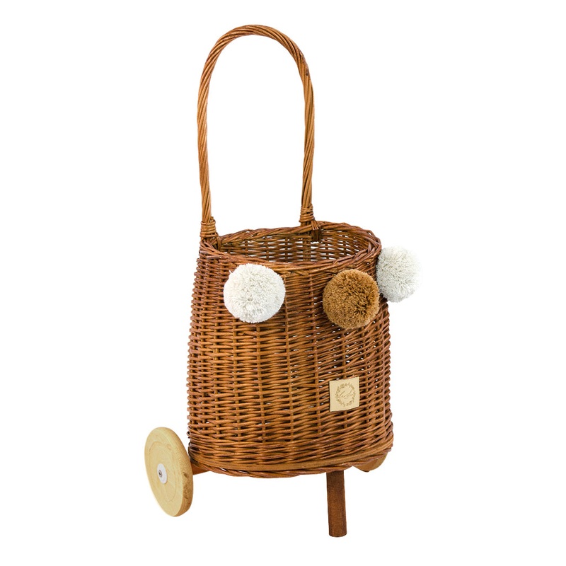 Wicker Market Buggy – Natural