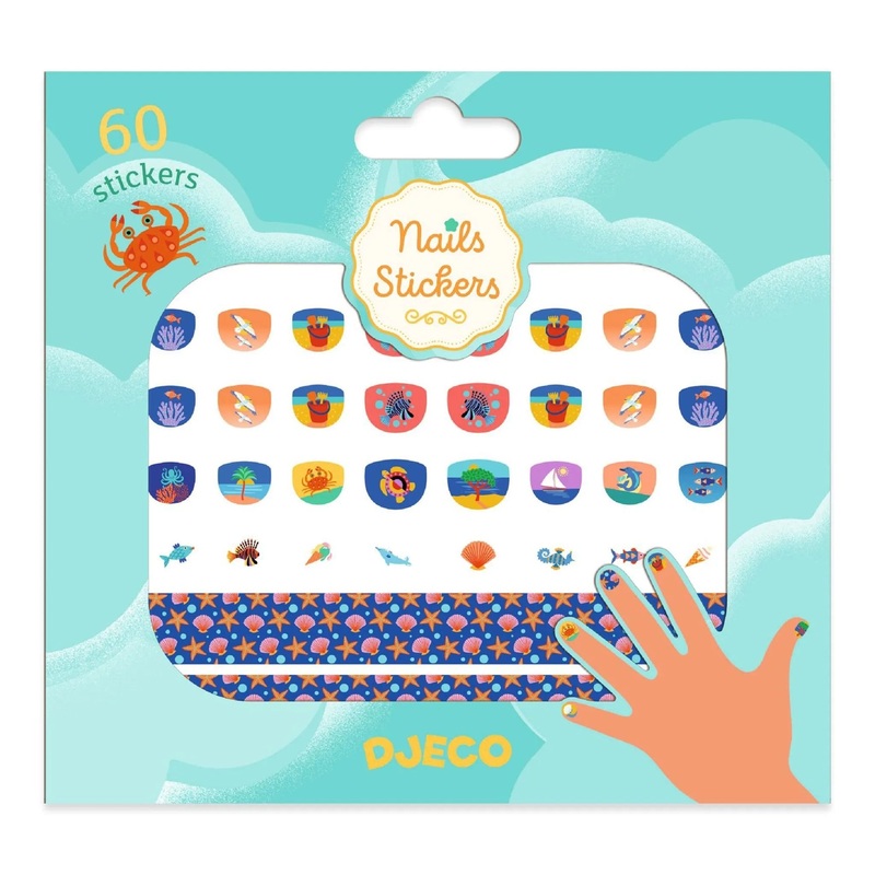 Djeco Nail Stickers – Mediterranean