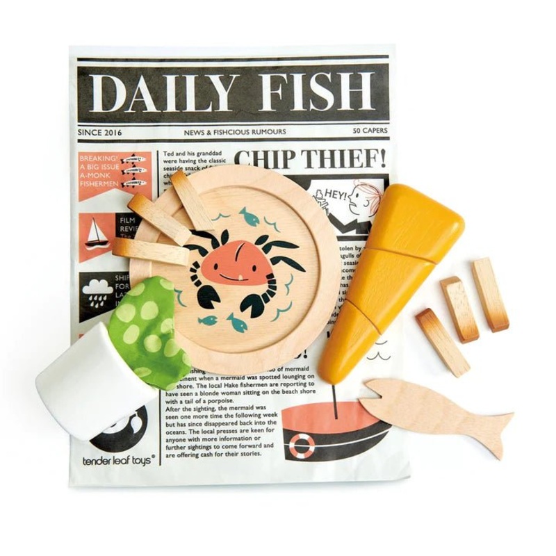 Fish and Chips Supper by Tender Leaf Toys