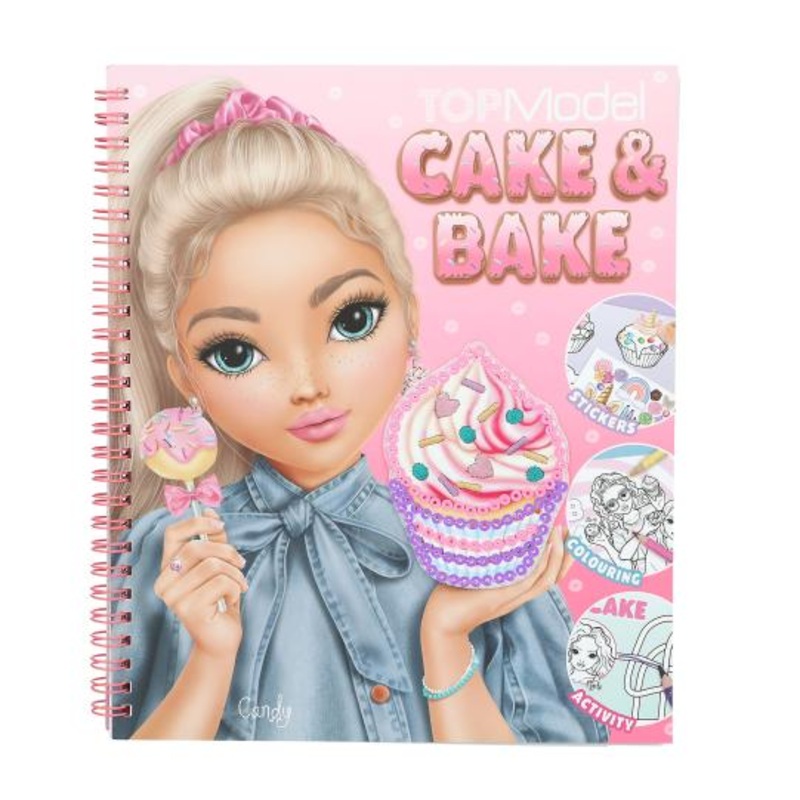 Top Model Cake & Bake Colouring & Sticker Book – 6yrs+