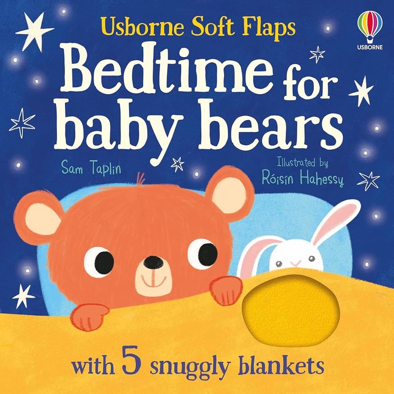 Usborne – Bedtime for Baby Bears – Sensory Board Book – 6mths+