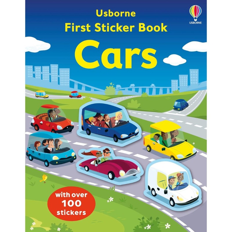 Usborne: First Sticker Book – Cars – 3yrs+