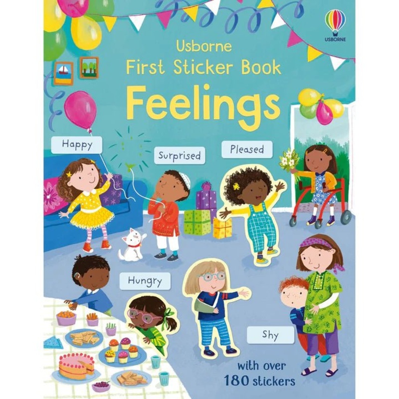 Usborne First Sticker Book – Feelings – 3yrs+