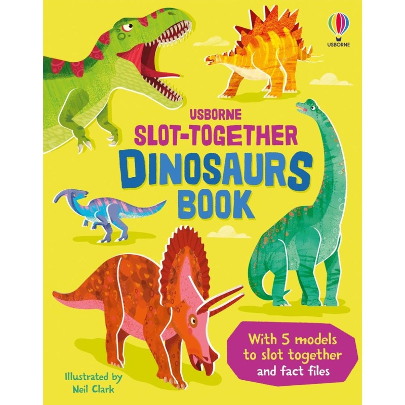 Usborne: Slot Together Dinosaurs Book – 4yrs+