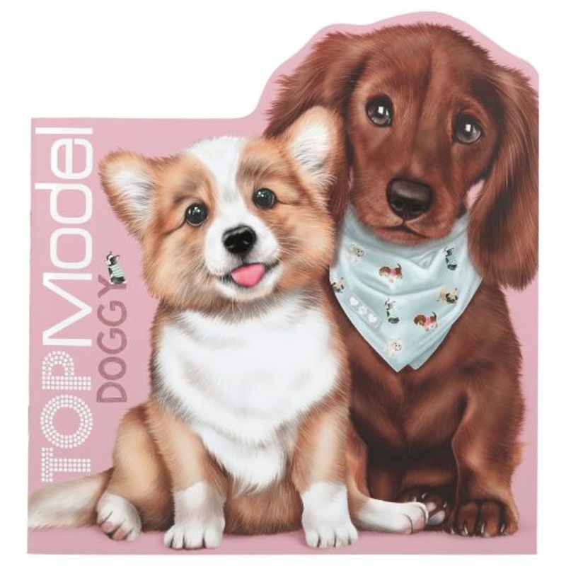 Top Model Doggy Colouring & Sticker Book – 6yrs+