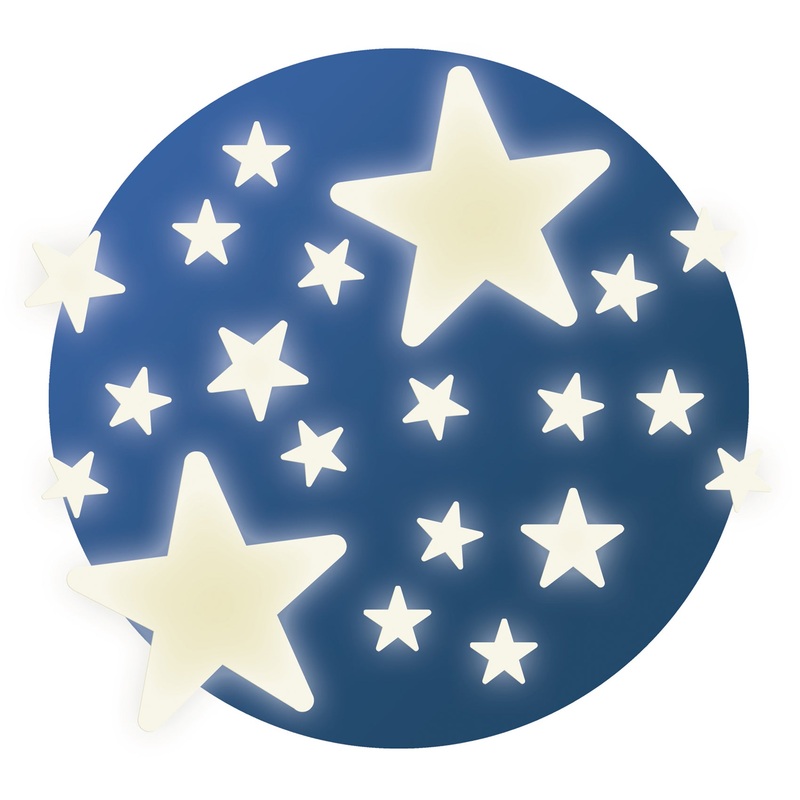 Ceiling Stickers 62 Pieces, Glow in the Dark – Stars