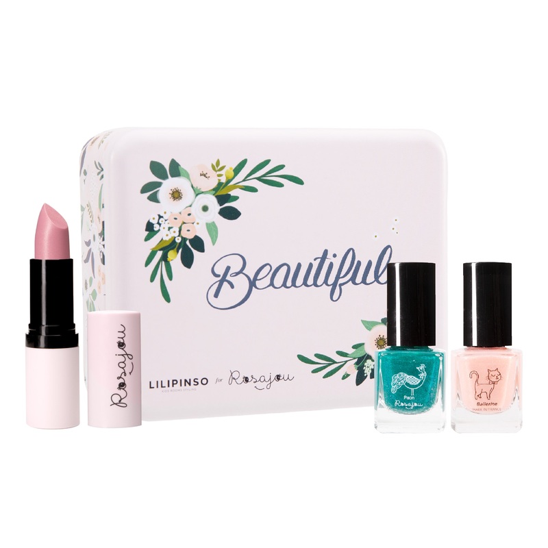 Makeup Gift Set in Metal Box – Beautiful
