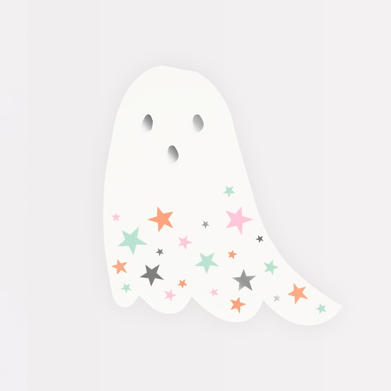 Ghost With Stars Napkins (x 16)