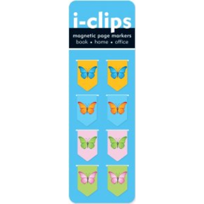 I-Clips Magnetic Bookmarks: Butterflies