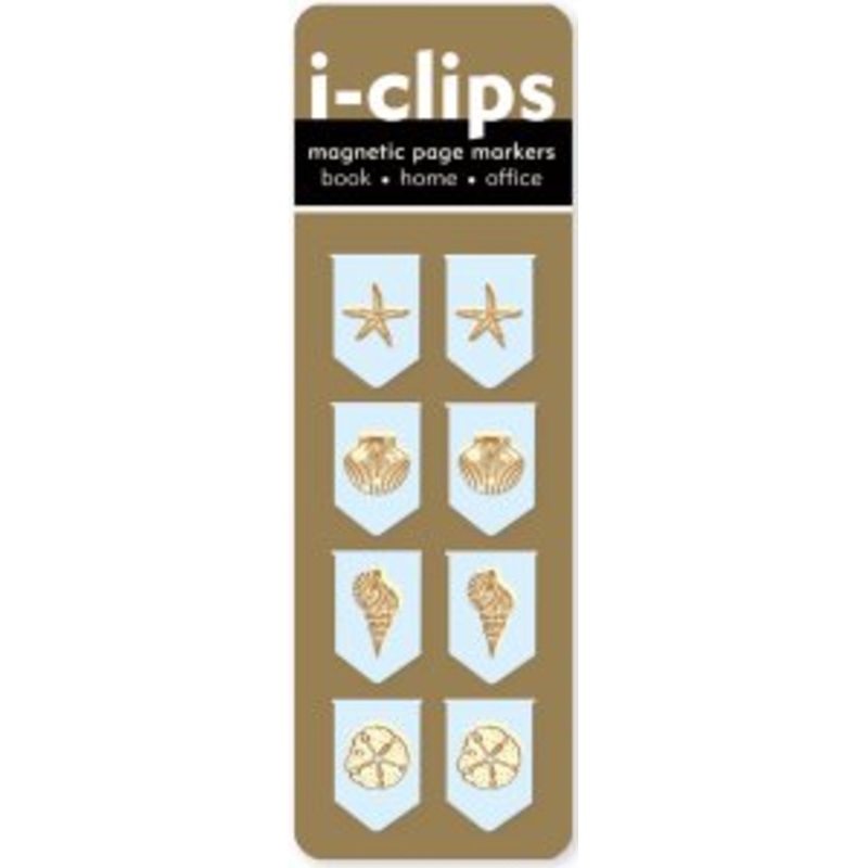 I-Clips Magnetic Bookmarks: Seashells