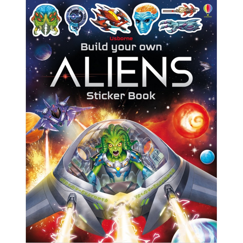 Build Your Own Aliens Sticker Book