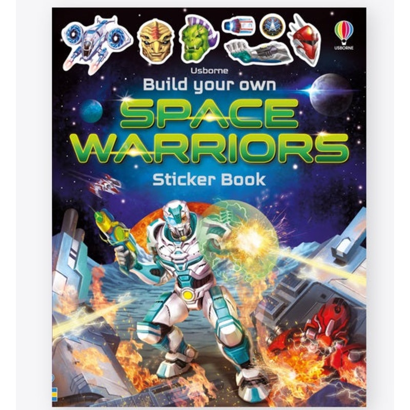 Build Your Own Space Warriors Sticker Book