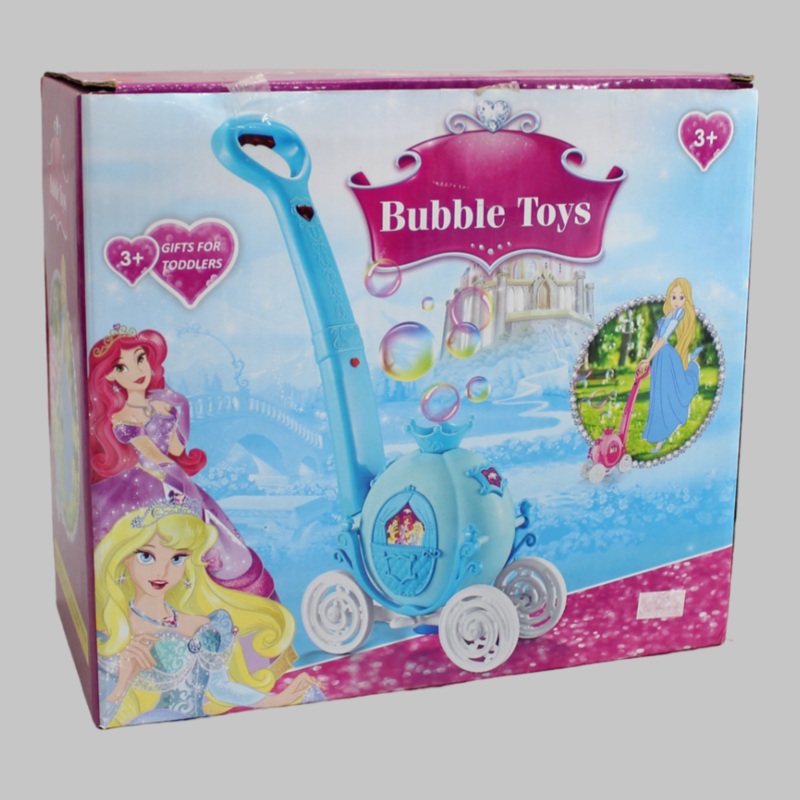 Pumpkin Carriage Bubbles Machine