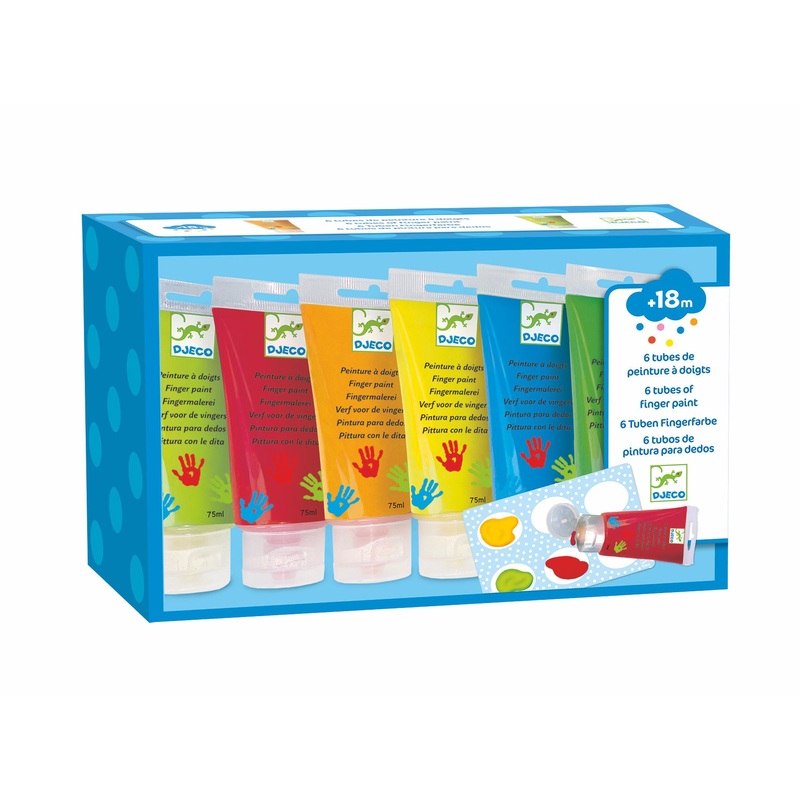 Bright Palette Finger Paint Set