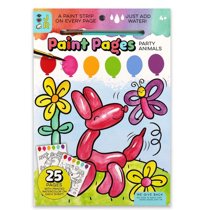 Paint Pages – Party Animals