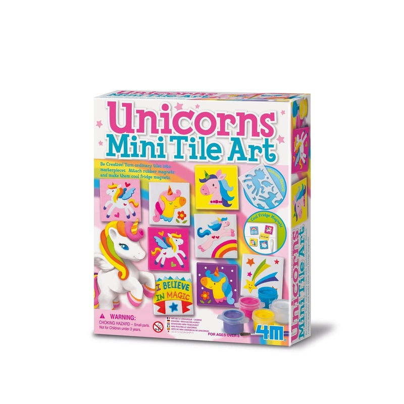 4M Unicorns Mini Tile Art