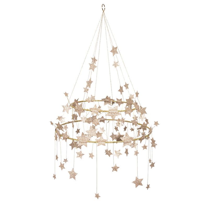 Meri Meri – Gold Sparkle Star Chandelier
