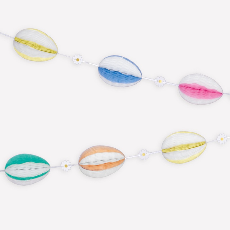 Honeycomb Egg Garland