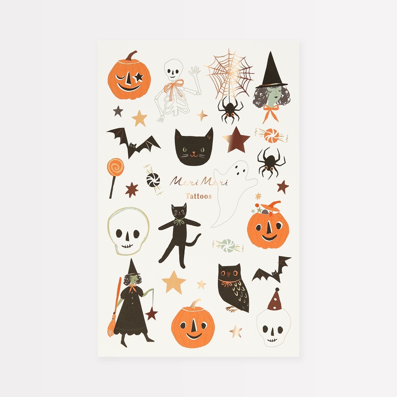 It’s Halloween! Temporary Tattoos (x 2 sheets)