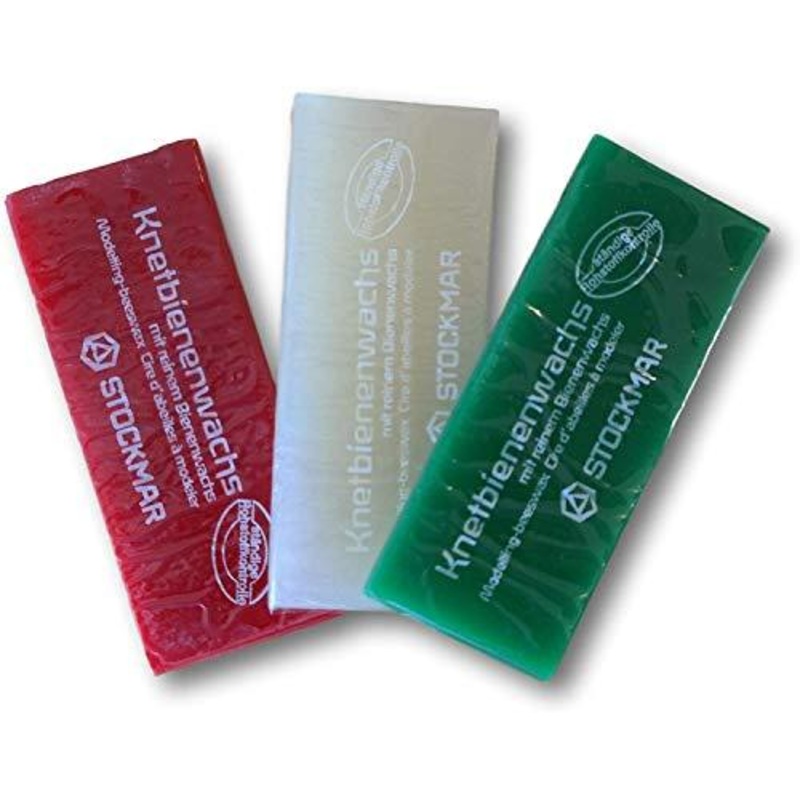 Bundle – Modeling Beeswax – 3 Piece Assortment (Red, Green, Ivory)