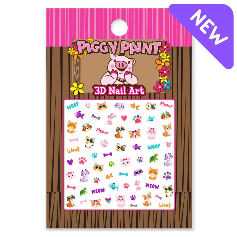 Piggy Paint 3D Nail Art | Playful Pets